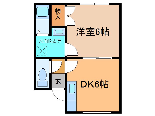 物件間取画像