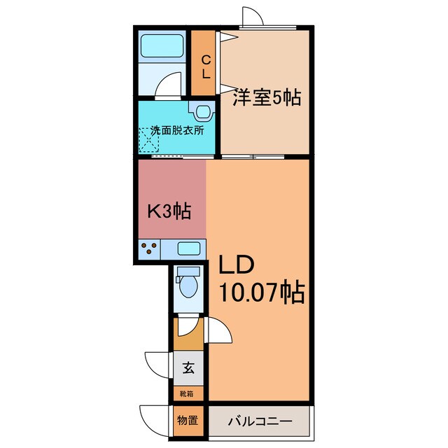 HANABIの物件間取画像