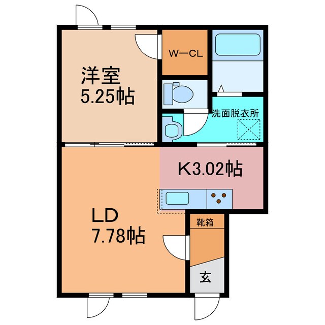 キャンディキャトルの物件間取画像