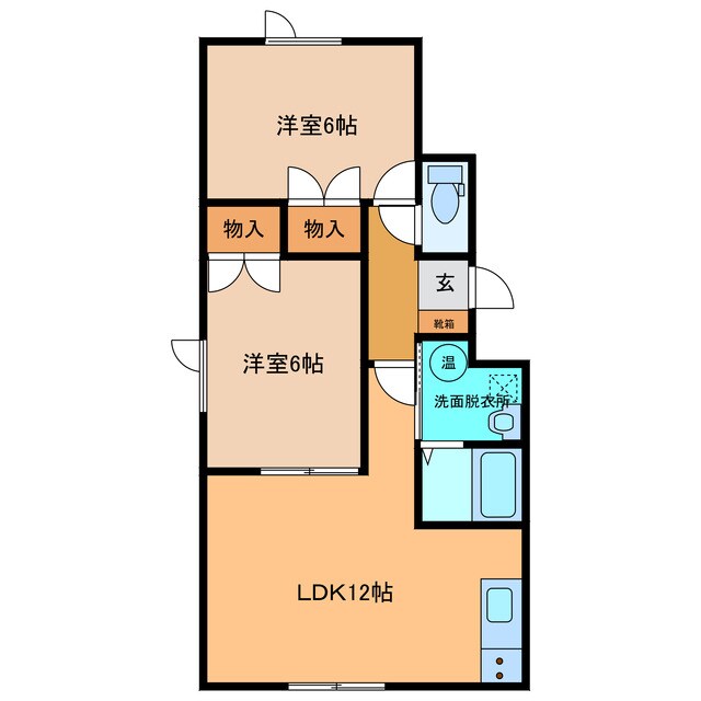 エルム185の物件間取画像