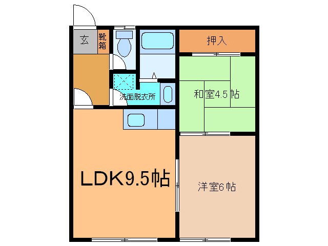ラフィーネＡの物件間取画像