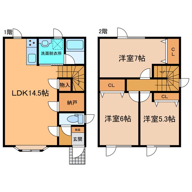M－祥の物件間取画像