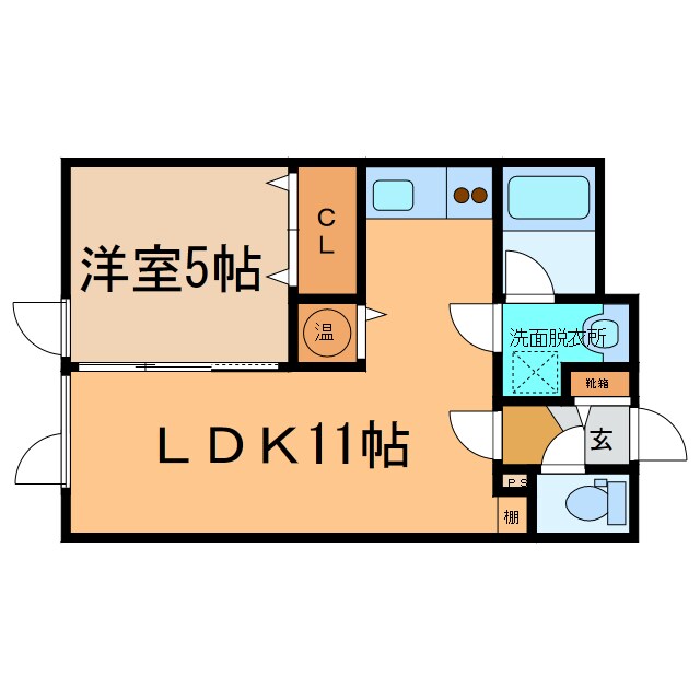 ラグ１６１Ｅの物件間取画像