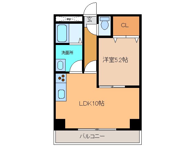 シャルム壱番館の物件間取画像