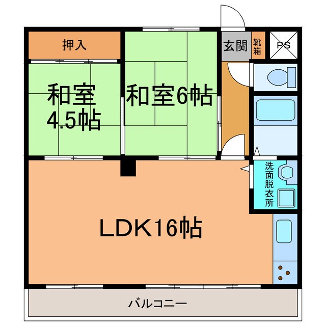 コーポライムの物件間取画像
