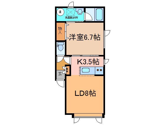 BLANC NOIR（ブランノワール）の物件間取画像