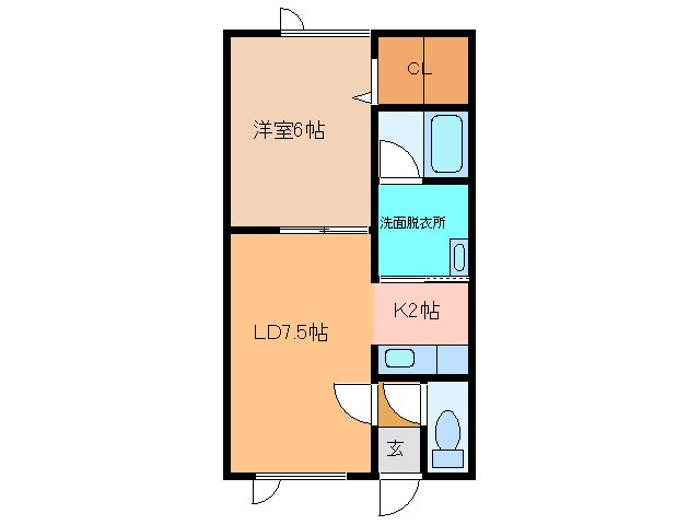 ベネッセⅣの物件間取画像