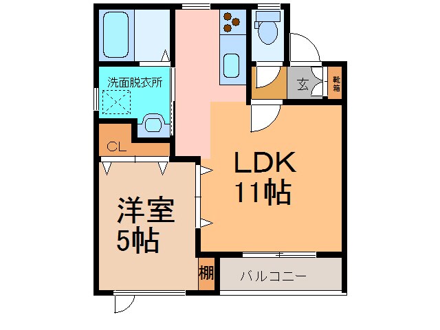 クラシオンハイツの物件間取画像