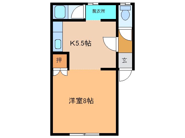 シュガータウンⅡの物件間取画像