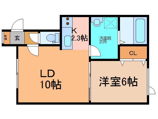 Lovege（ラベージ）の物件間取画像