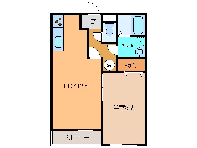 コンフォートピュアの物件間取画像