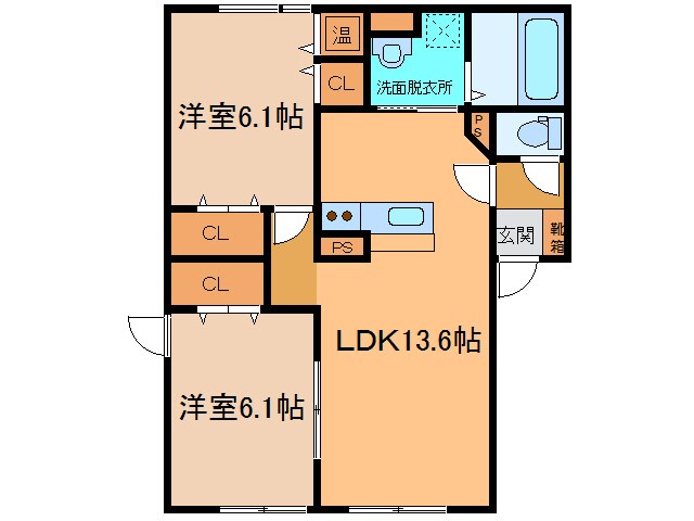 グランドールGⅢの物件間取画像