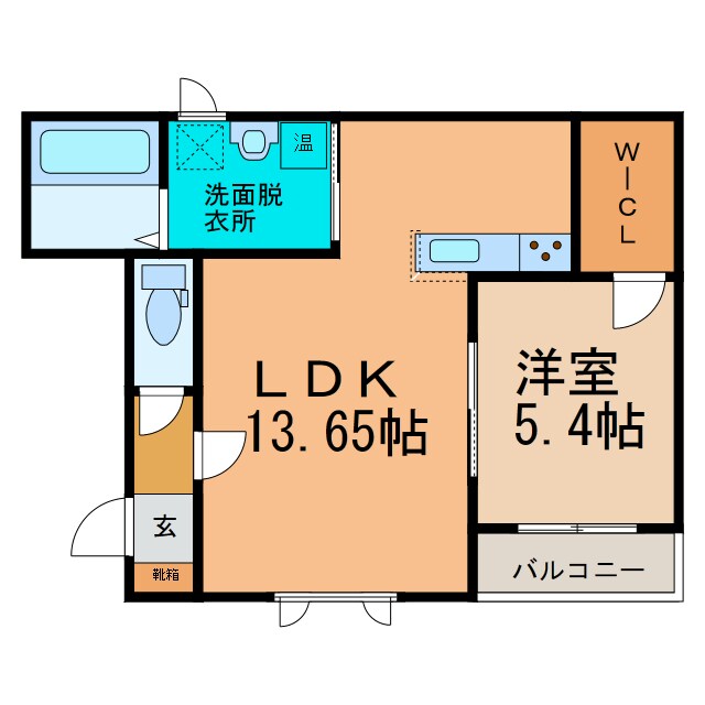 Toms Hillの物件間取画像