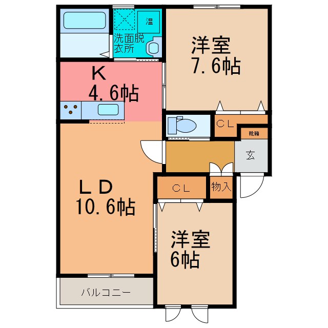 FitlifeⅡの物件間取画像
