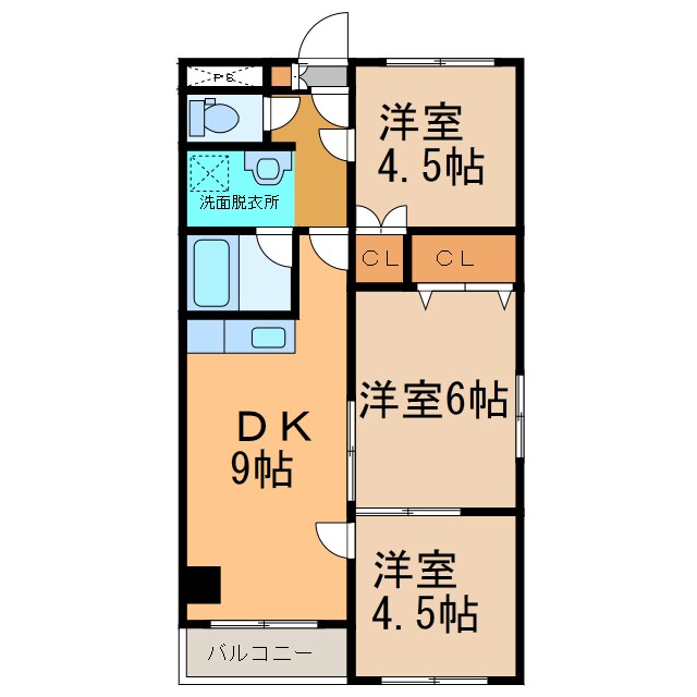 アサンテ柏林台の物件間取画像