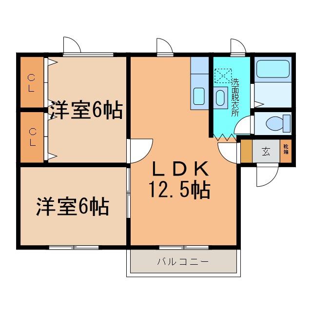 プリオール三田ⅠⅡの物件間取画像