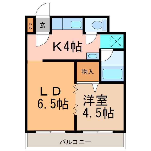 マルクエレガンス3の物件間取画像