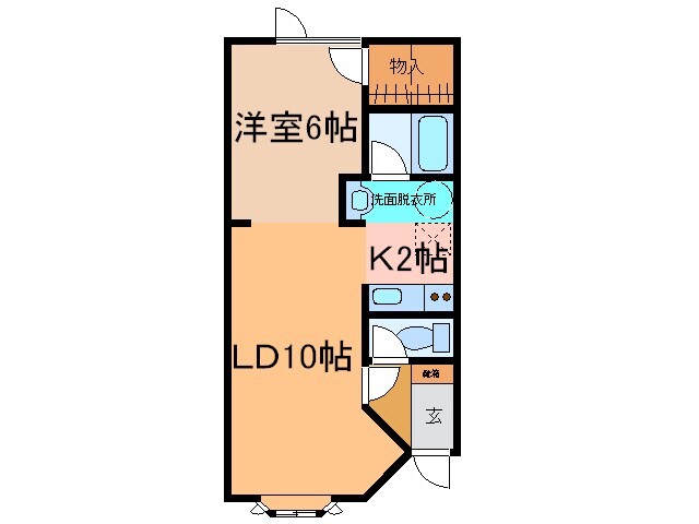 ベネッセⅠの物件間取画像