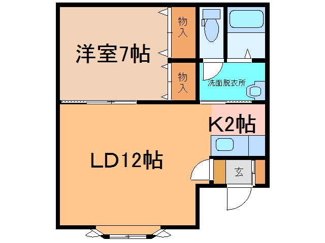 スペースひびき野Ⅰ・Ⅱの物件間取画像