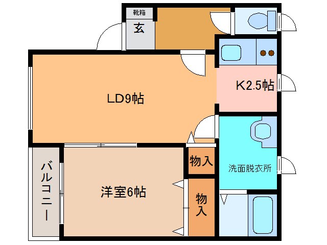 ファンタジアの物件間取画像