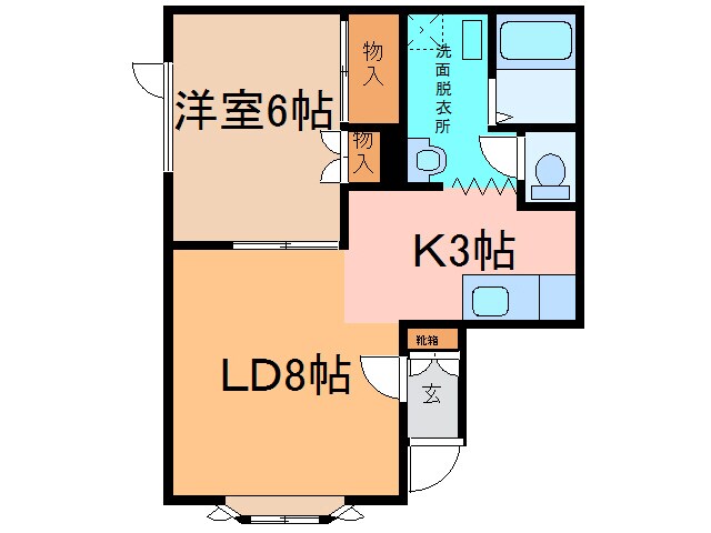 ピュア193の物件間取画像