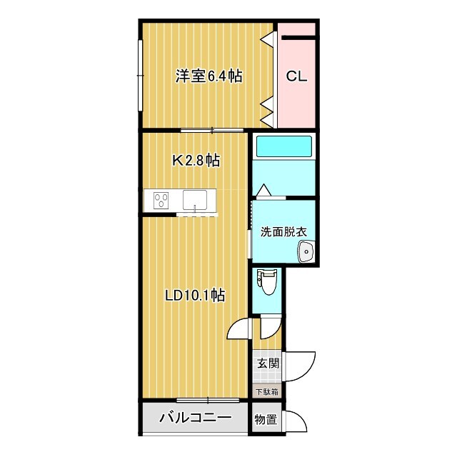 ff（フォルテッシモ）の物件間取画像