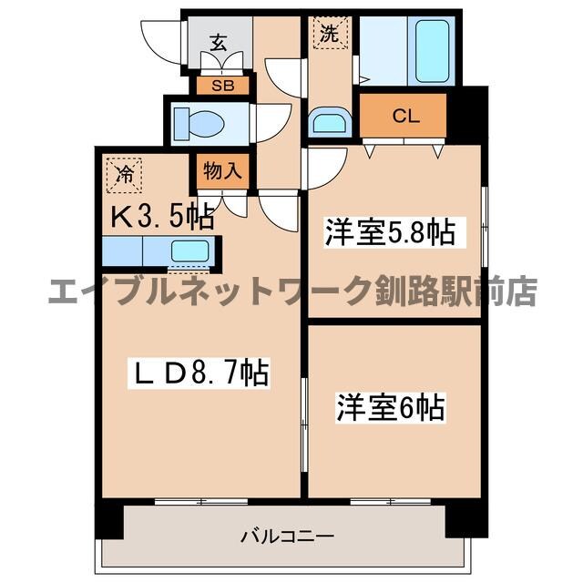 ノースコート新橋の物件間取画像