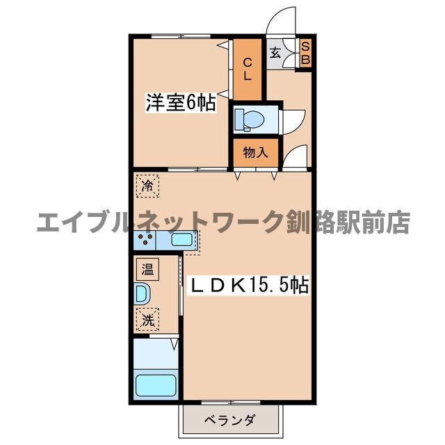 Edel Rose（エーデルローズ）の物件間取画像