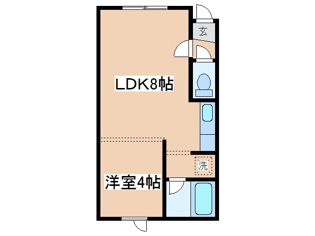 パークサイドＷの物件間取画像