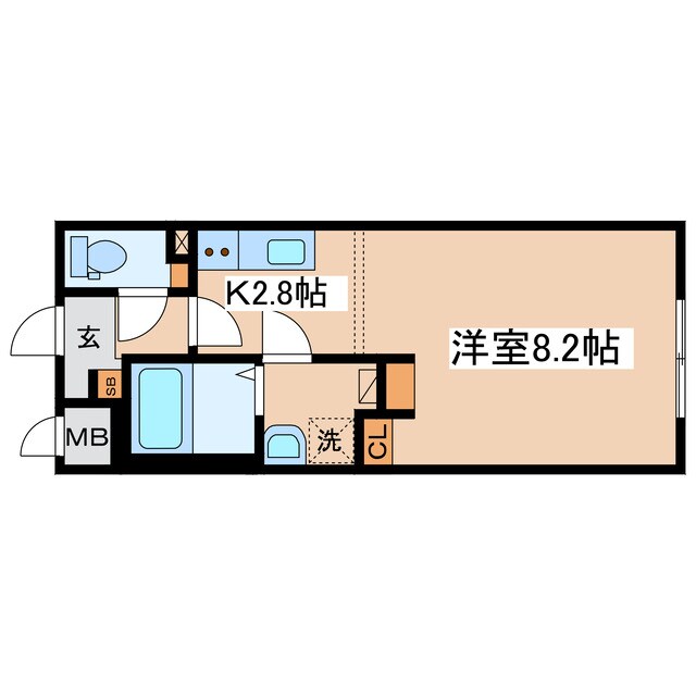グランコンフォート末広の物件間取画像