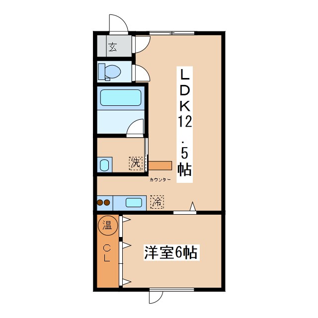 ヒルズラフォーレの物件間取画像