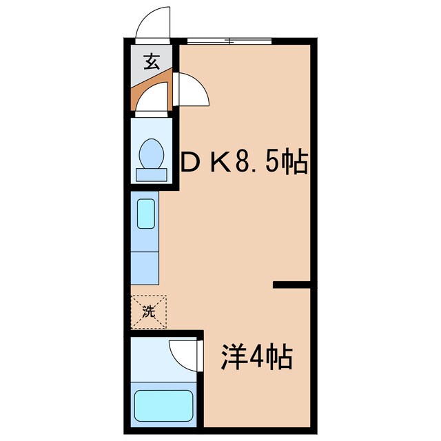 パークサイドＯの物件間取画像