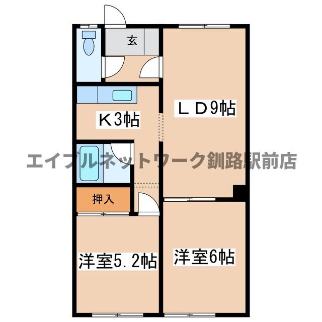 ハイツコバヤシの物件間取画像