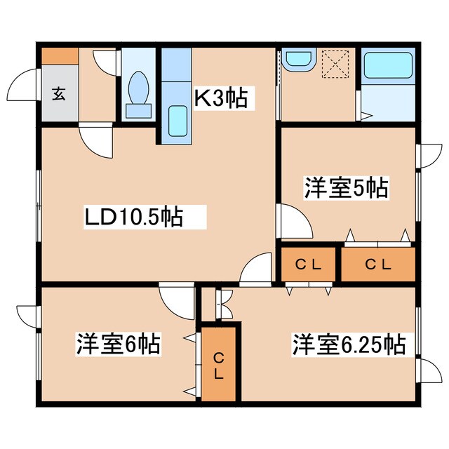 ライトハウスⅠの物件間取画像