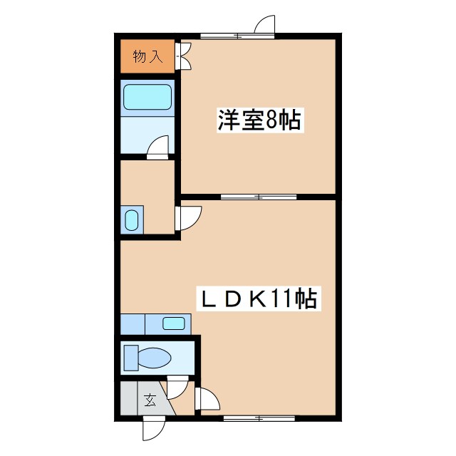 ニューライフ２１の物件間取画像