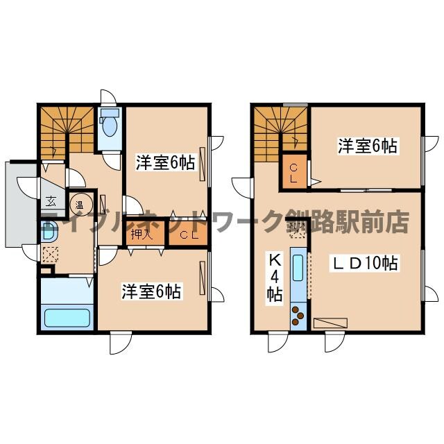 緑ヶ岡戸建賃貸の物件間取画像
