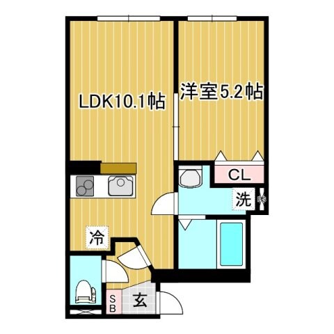 MonreveⅡの物件間取画像