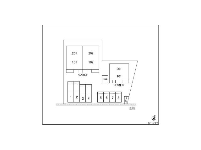 オー　ルージュＢの物件外観写真