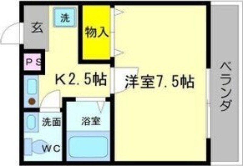 パイン箕面の物件間取画像