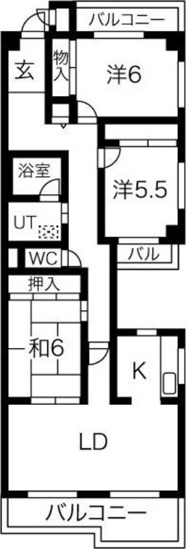 グランドローエの物件間取画像