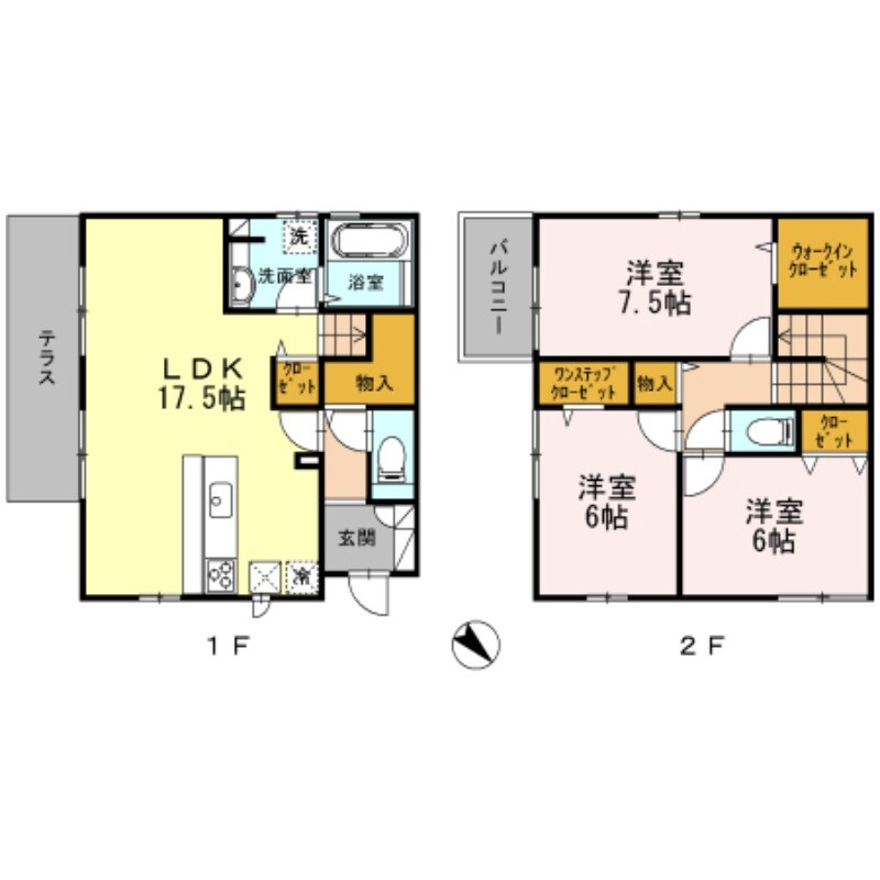 エスターテ箕面の物件間取画像