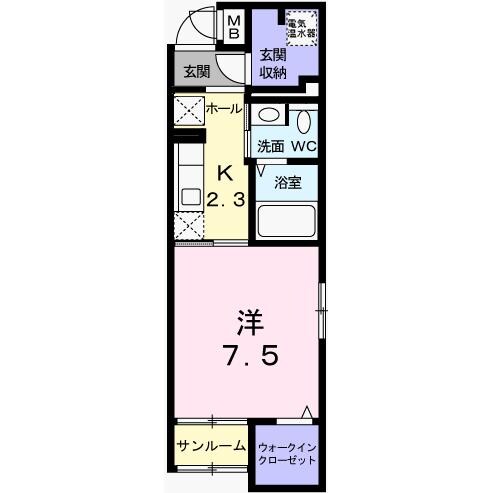 エクセル神屋町の物件間取画像