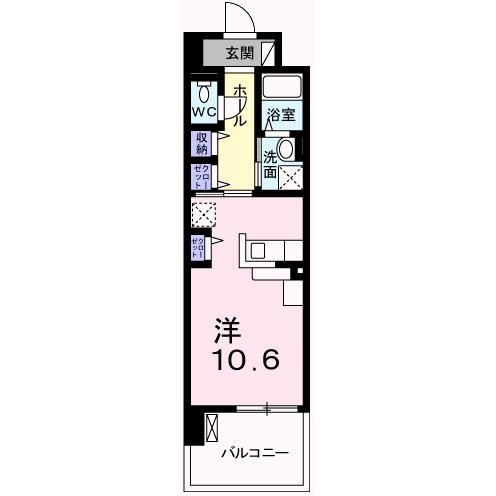 クレール姫路Ⅱの物件間取画像