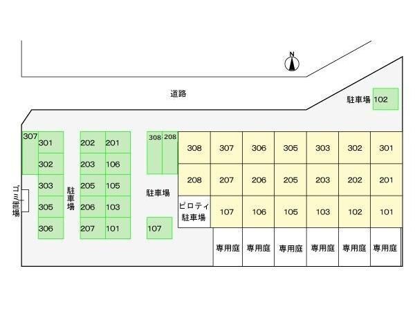サンフレッチェ南条Aの物件外観写真