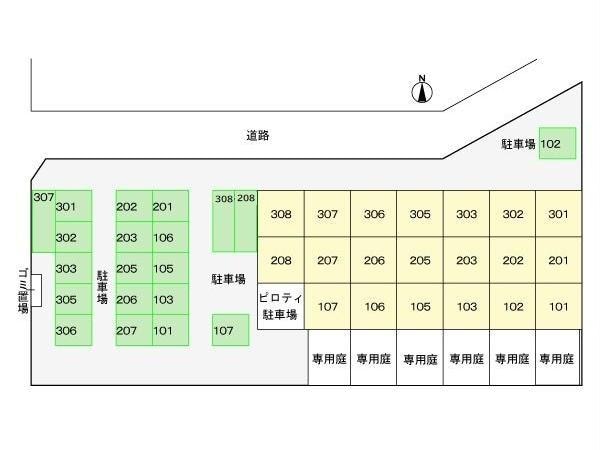 サンフレッチェ南条Aの物件外観写真
