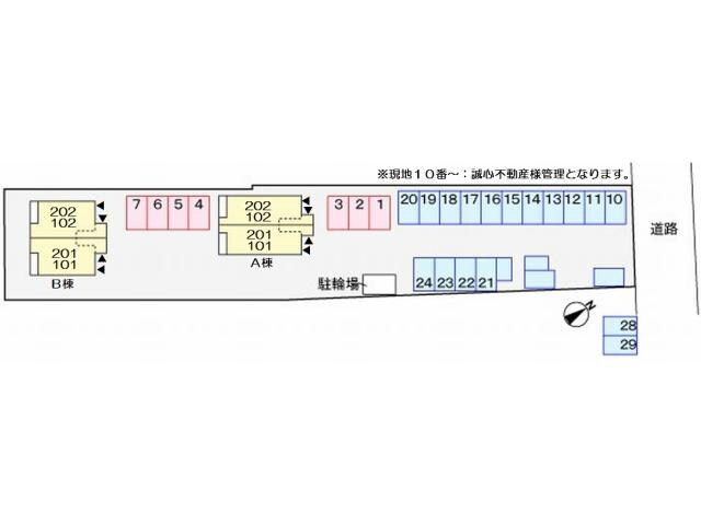 フィオーレ西庄Ｂの物件外観写真