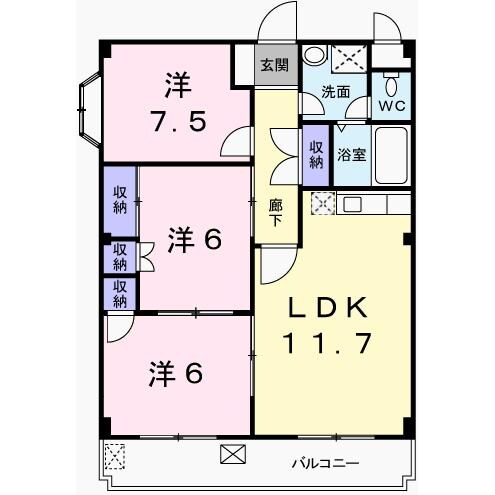 フラッツ・アイの物件間取画像