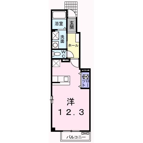 メゾンプラシードIの物件間取画像