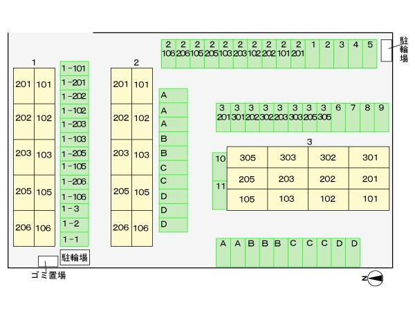 玲巧ーハイツ1の物件外観写真
