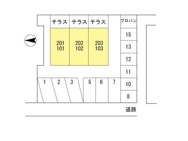 クラージュKSの物件外観写真